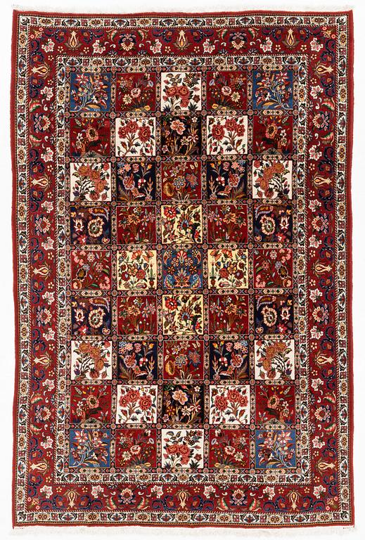 A carpet, Baktiari, circa 304 x 199 cm.