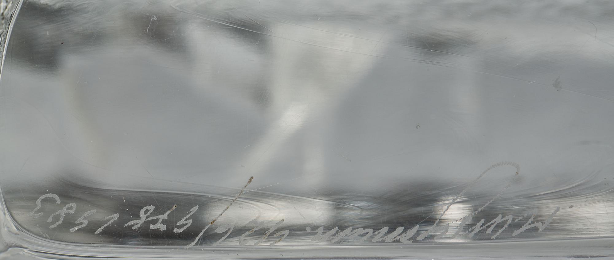 SKULPTUR, glas, Mats Jonasson, Målerås, signerad och numrerad 426/975.