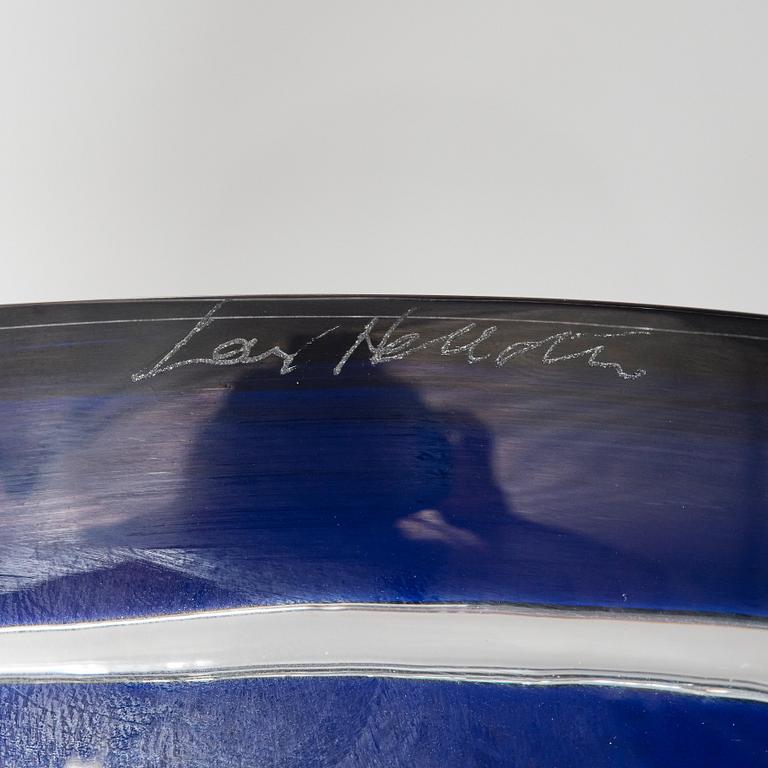 Lars Hellsten, an 'ariel' glass bowl, Orrefors, Sweden 1988.