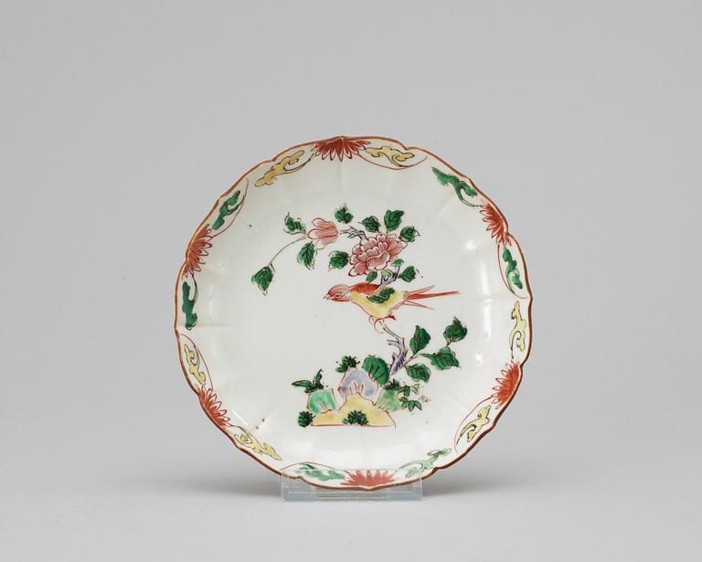 A polychrome dish, Ming dynasty 17th cent.