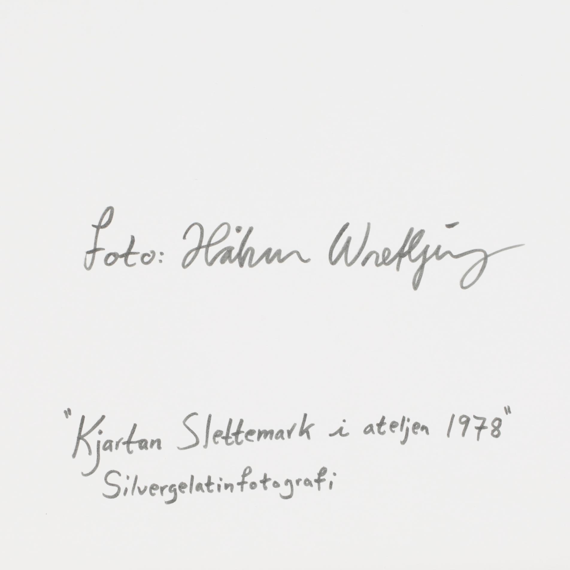 HÅKAN WRETLJUNG, silvergelatinfotografi, upplaga 1/3, sign á tergo.