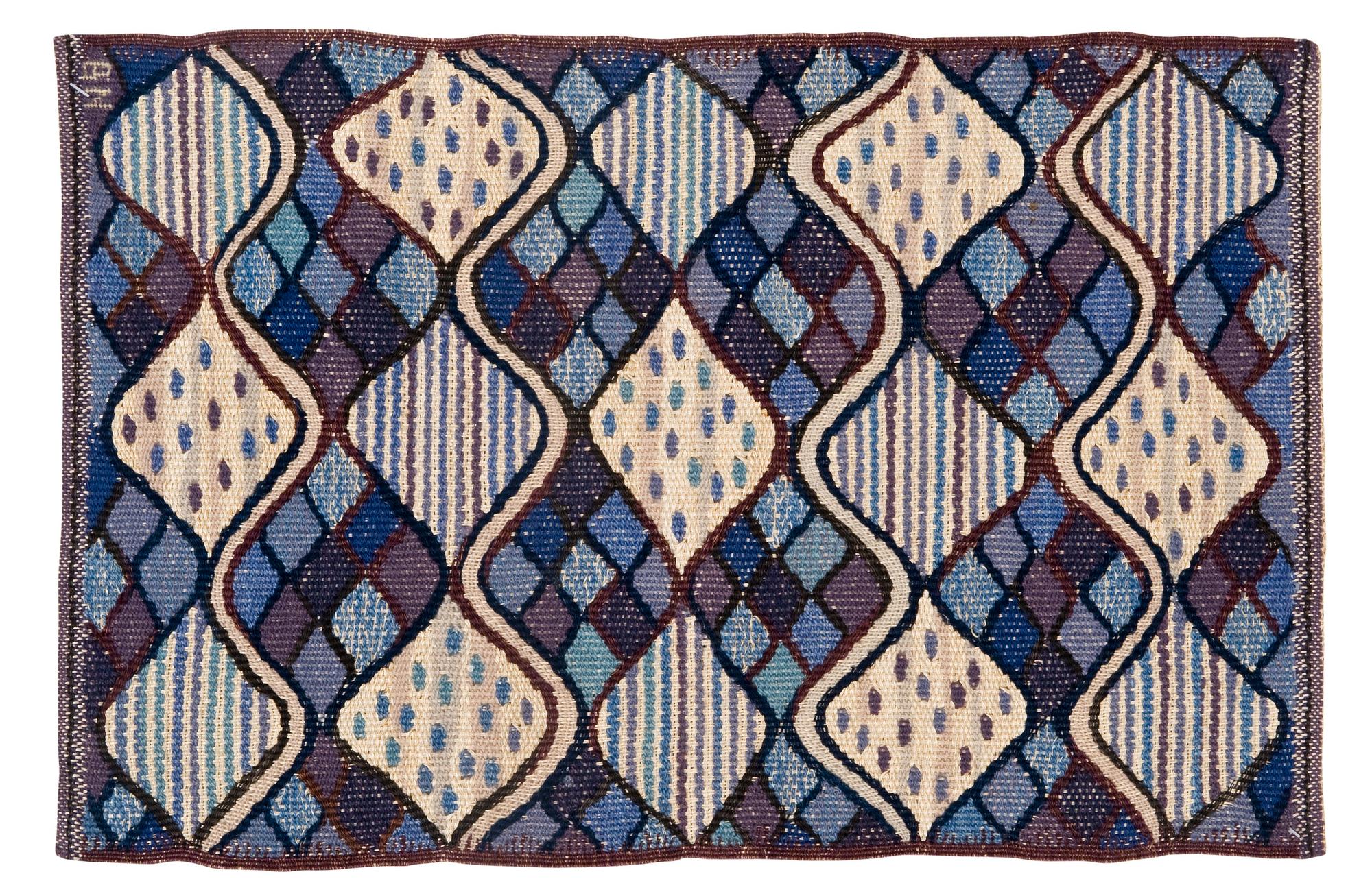 VÄVNAD. "Vägen till Rom". Gobelängvariant. 57 x 37 cm. Signerad BN (Barbro Nilsson, Märta Måås-Fjetterström AB).