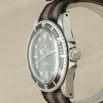 ROLEX, Oyster Perpetual, Submariner (200m=660ft), "Upper-underline, gilt, meter first, pointed crown guards",