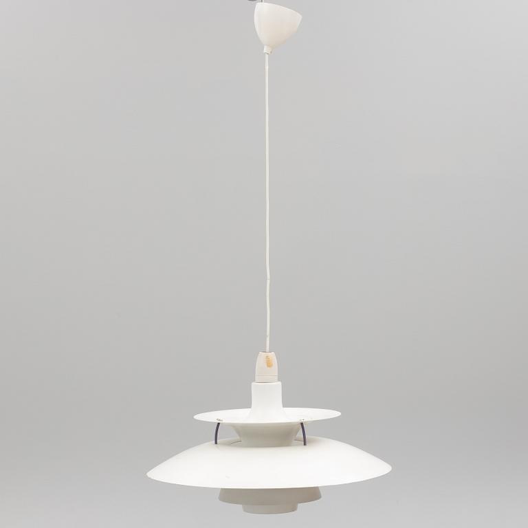 Poul Henningsen, a "PH5" ceiling lamp, Louis Poulsen, Denmark, second half of the 20th century.