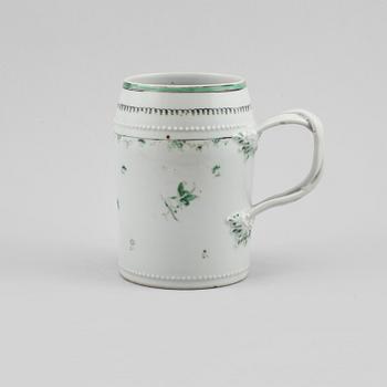 MUGG, porslin, Kina, 1700-tal.