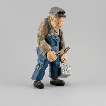FIGUR, trä, 1900-talets andra hälft.