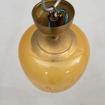 Ceiling lamp, 1940s.