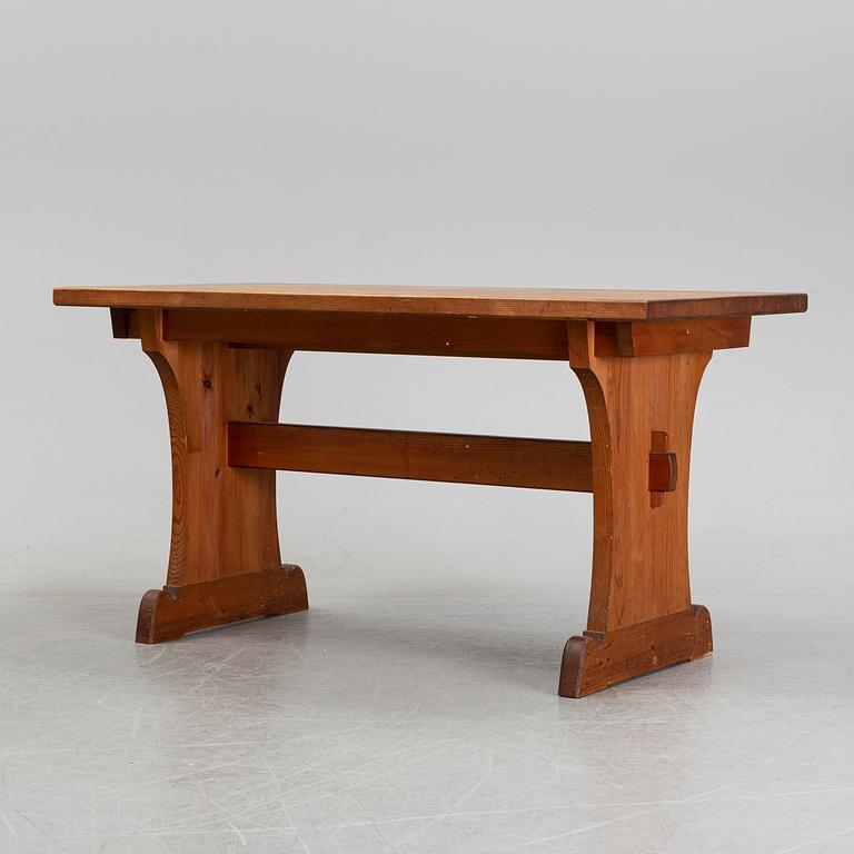 Axel Einar Hjorth, attributed to. A pine table, Nordiska Kompaniet, 1940's.