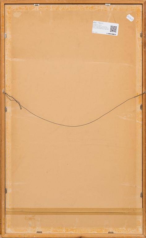 FERNAND LÉGER, utställningsaffisch. Litografiskt tryck. "Leger Berggruen & CIE 70 rue de I'Université Paris 7 été 1975.