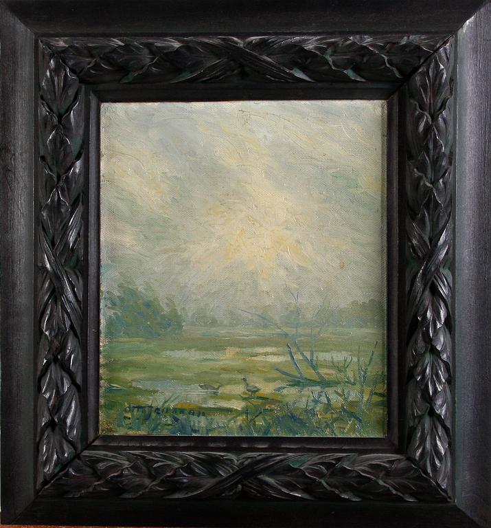 JANSSON, OTTO, olja på duk, sign, dat 1913 á tergo.