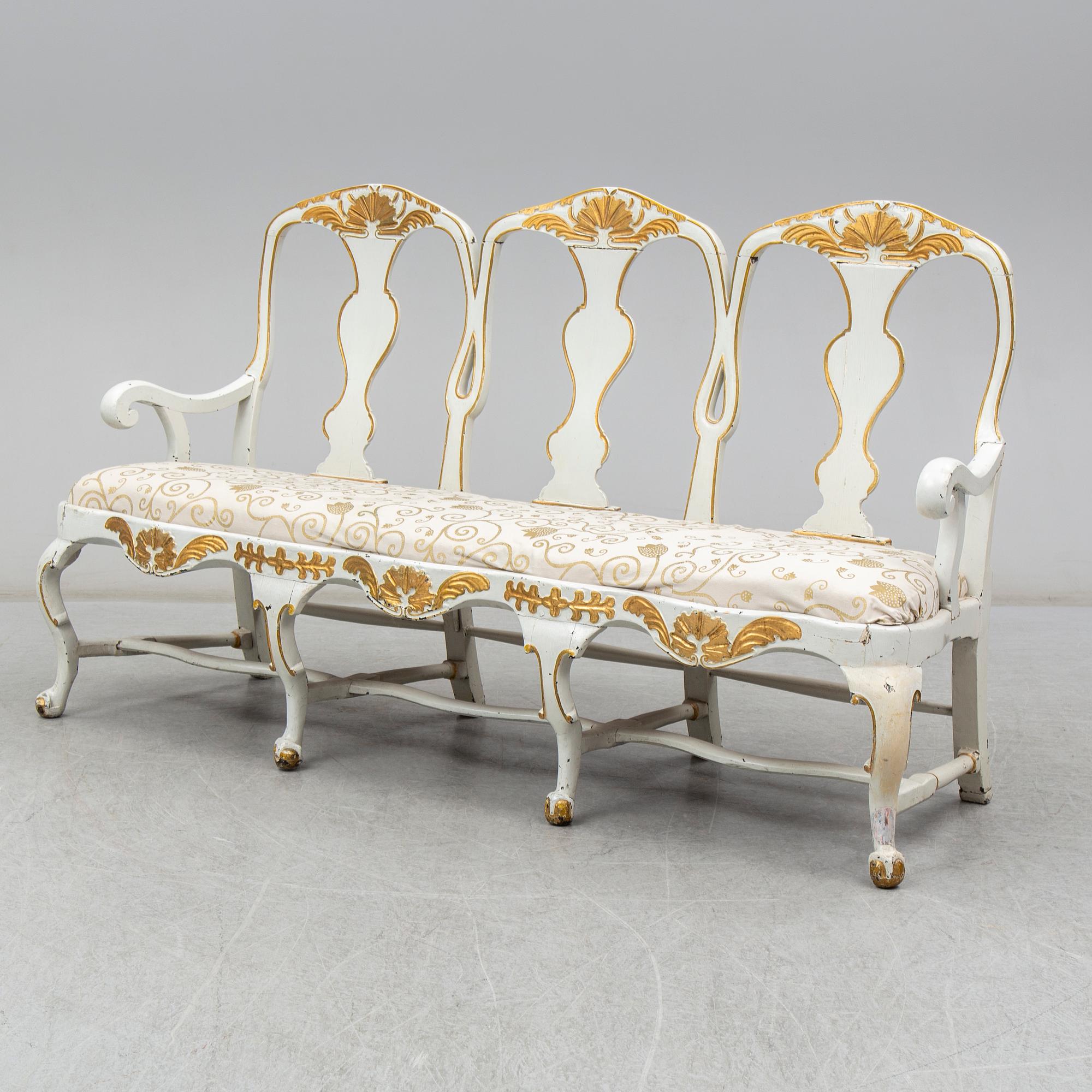 SOFFA, rokoko, Lindome, 1700-talets andra hälft.