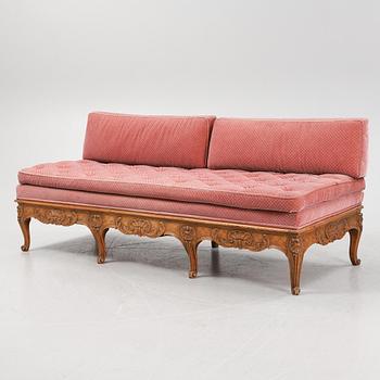 A rococo bench, later part of the 18th century.