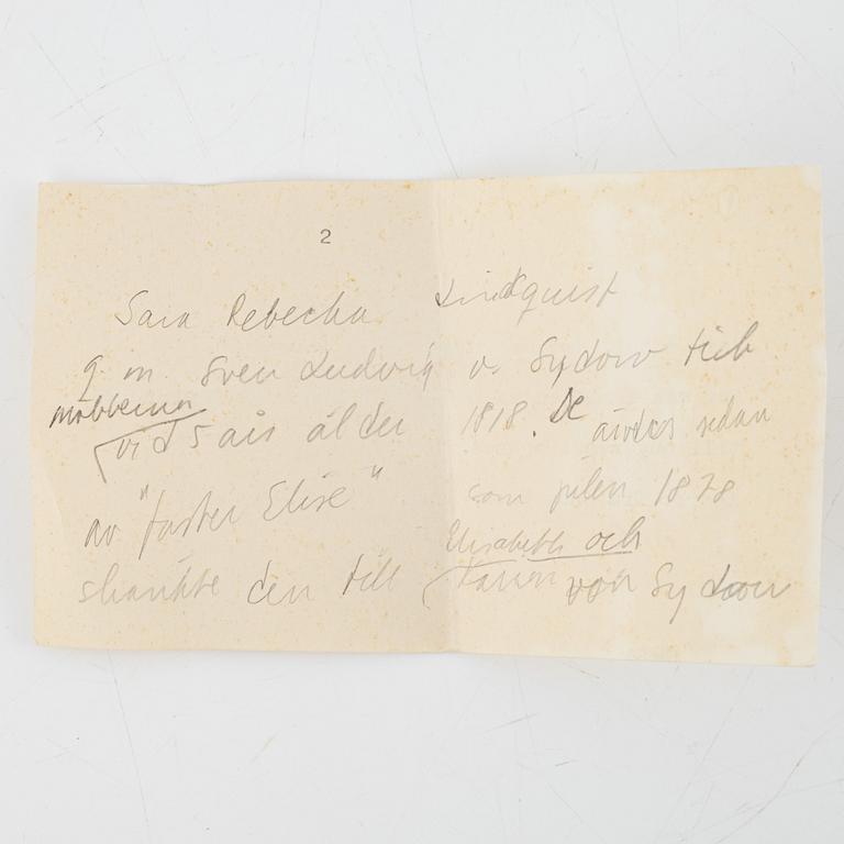 Dockskåpsmöbler, papier-maché, 1800-tal.