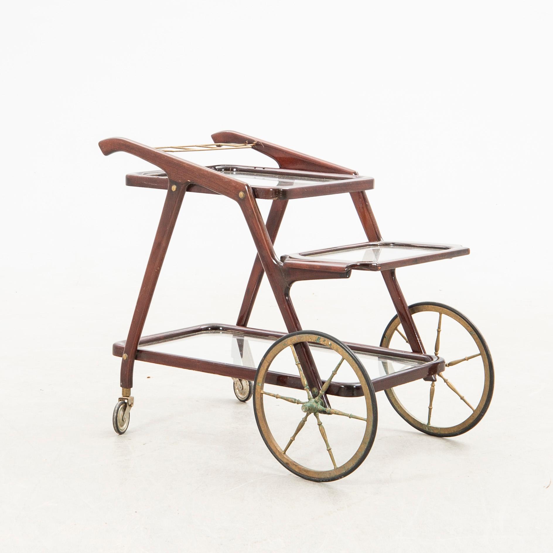 Serving cart, first half of the 20th century.