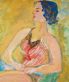 Sigrid Hjertén, Seated woman.