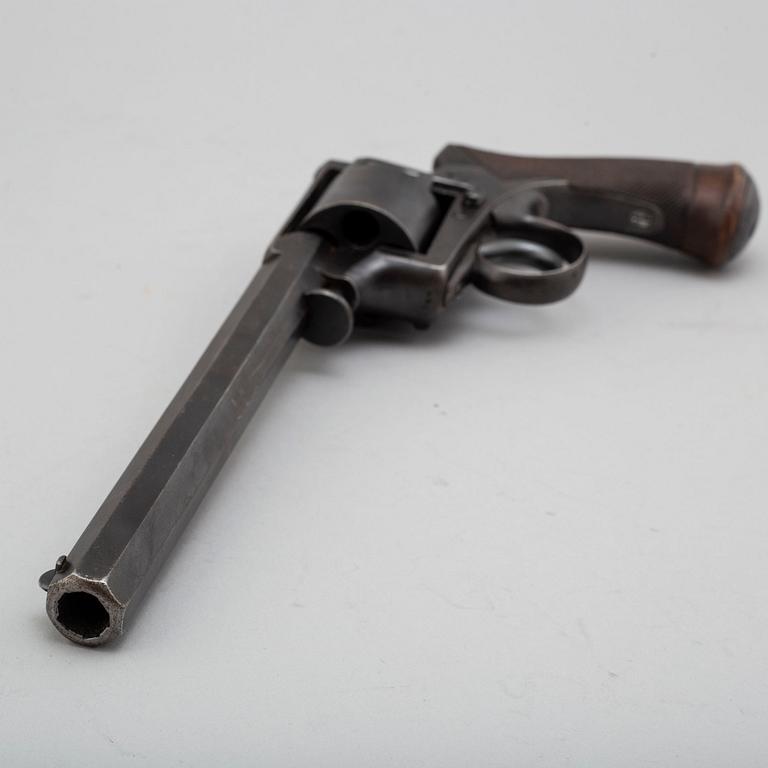 SLAGLÅSREVOLVER, Adams Patent, 1850-tal.