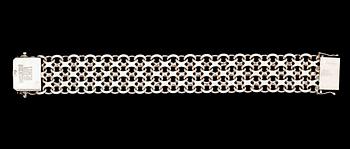 ARMBAND, silver, NSE, 1979. Vikt ca 53 gram.