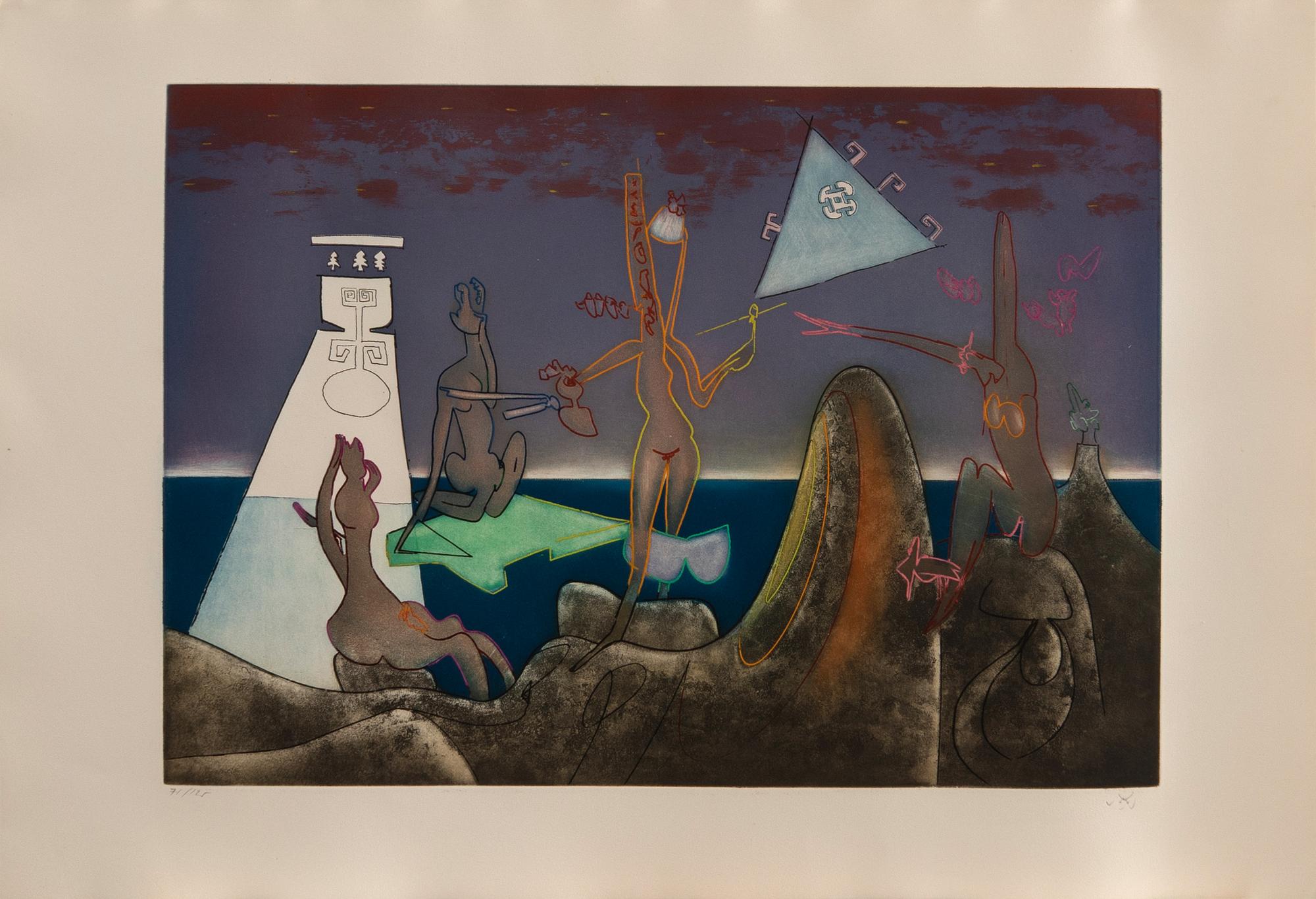 Roberto Matta, mapp "L'Arc, obscure des heures".