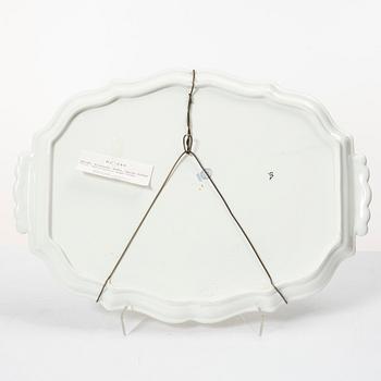 Arthur Percy, a tray, Gefle.