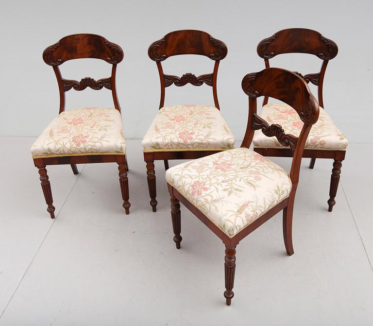 STOLAR, 4 st, senempire, 1800-talets mitt.