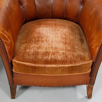 Early 20th century armchairs.
