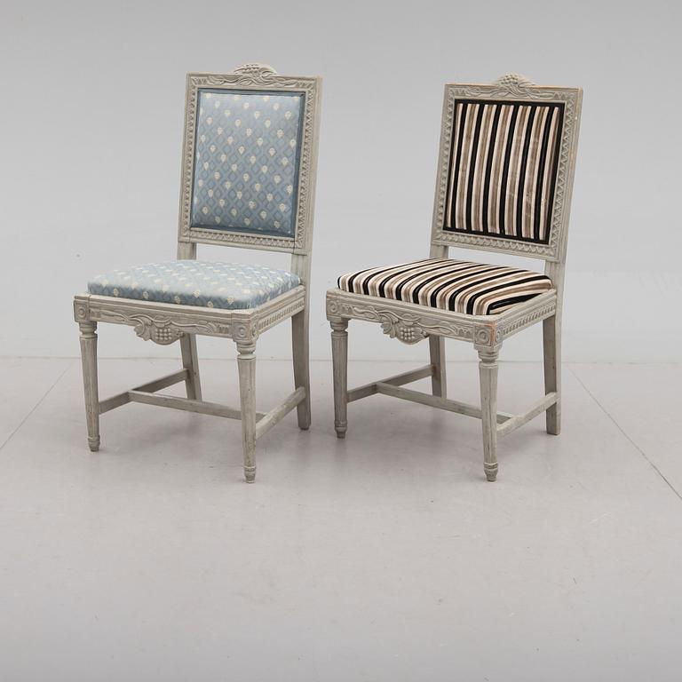 STOLAR, 2 st snarlika, gustavianska, 1700-/1800-tal.