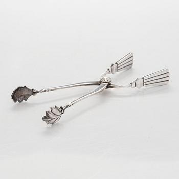 Sterling silver sugar tongs, Georg Jensen, Denmark. After 1945.