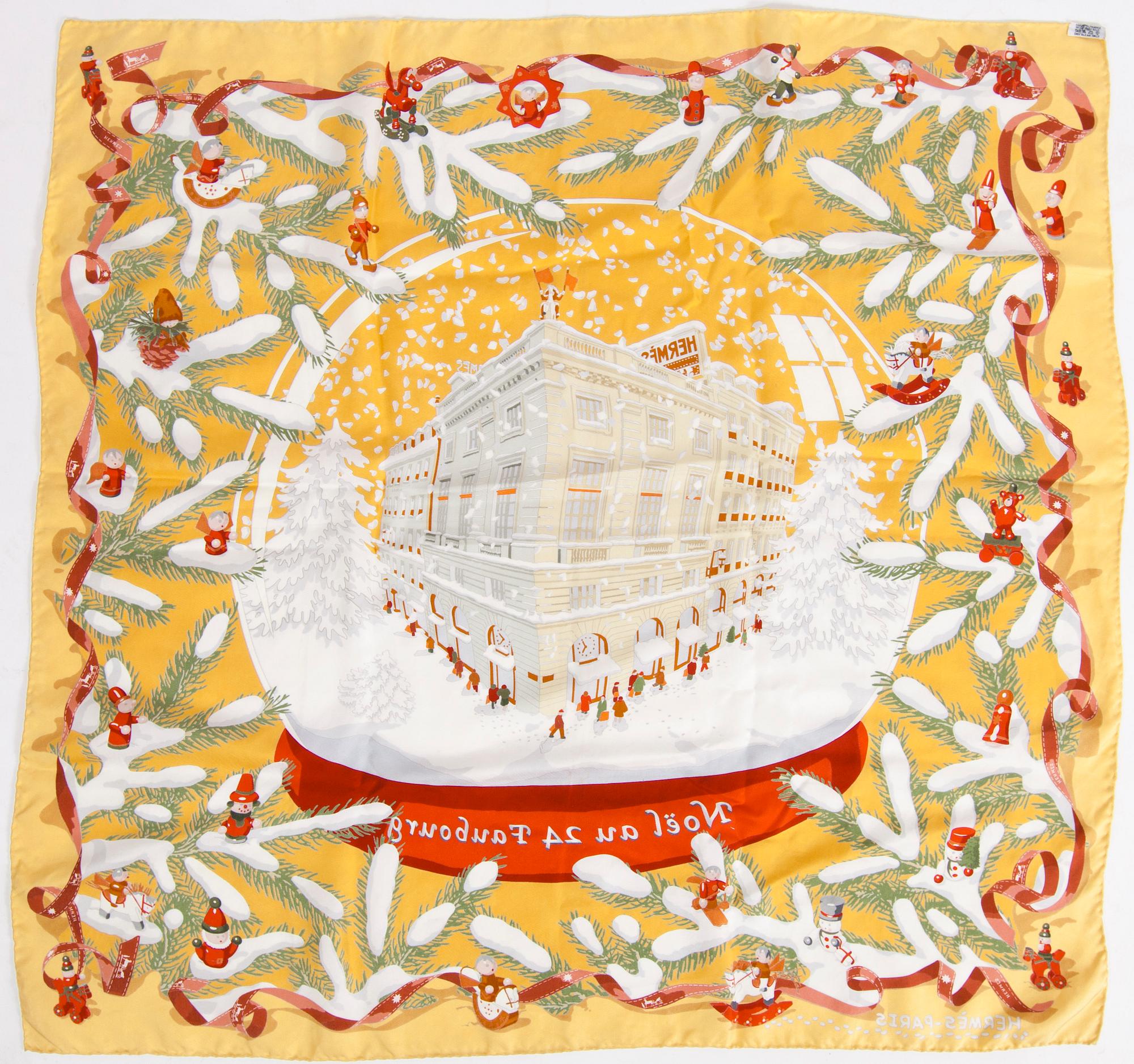 SCARF, "Noel au 24 Faubourg", Hermès.
