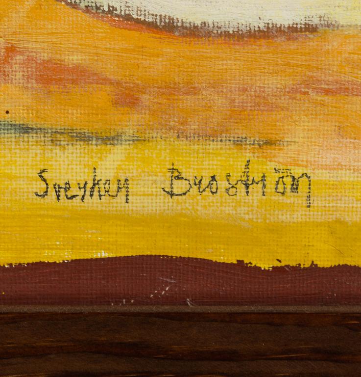 SVERKER BROSTRÖM, oil on canvas, signed.