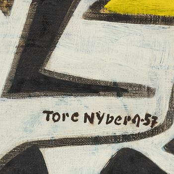 Tore Nyberg, oil on canvas, signed and dated -57.