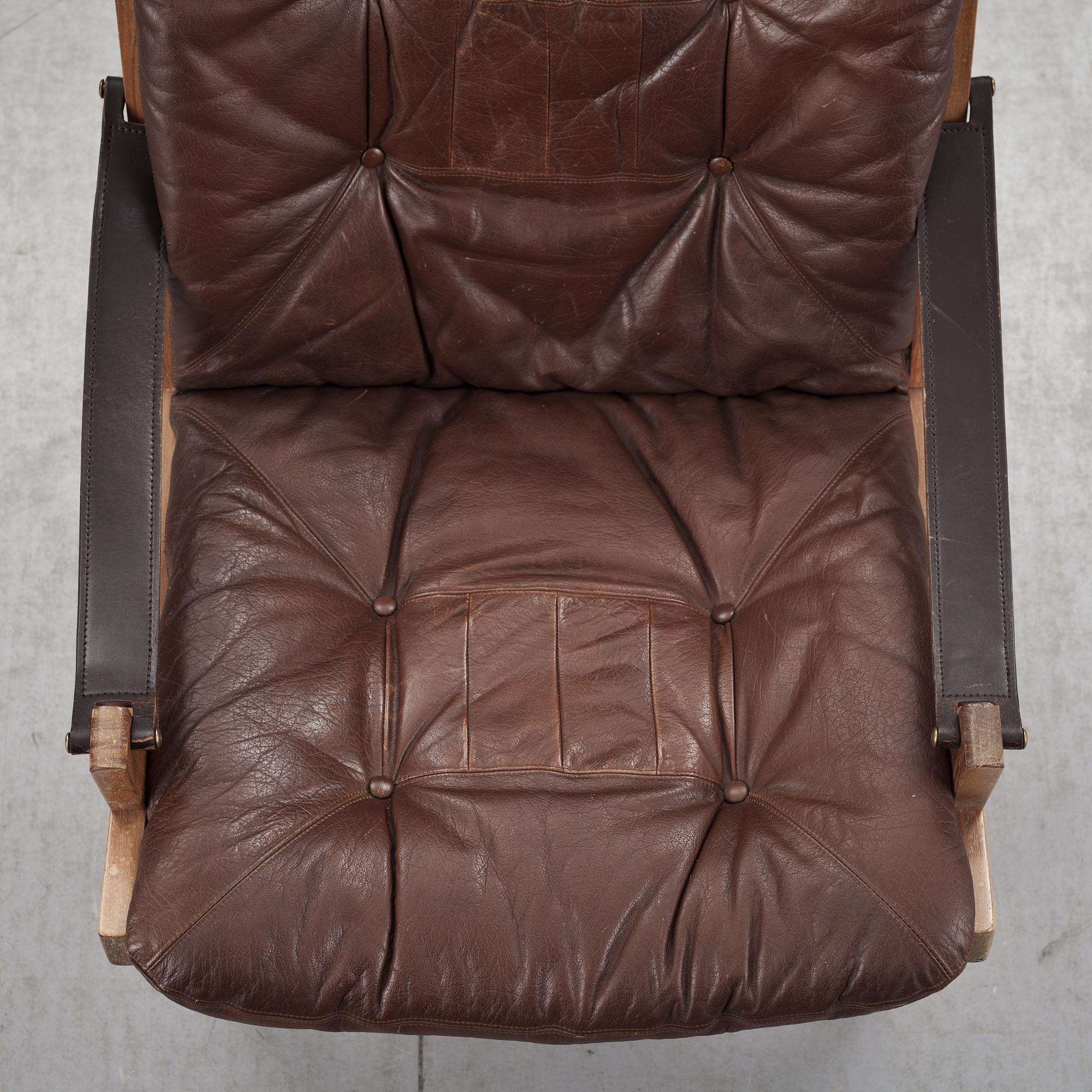 FÅTÖLJ, Elsa och Nordahl Solheim för Rybo Norge. 1970-tal.