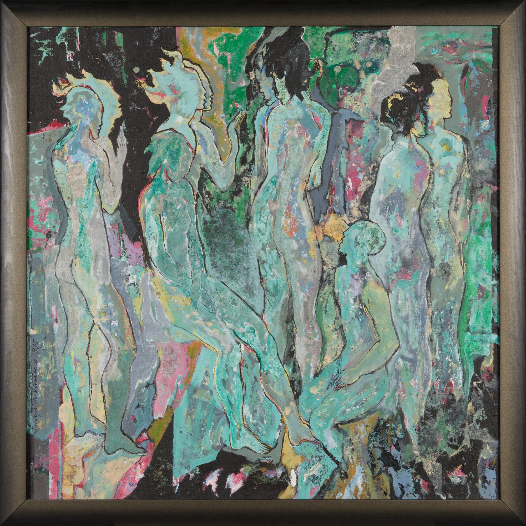 Marjatta Sarasalo, oil on canvas, signed and dated 1975.