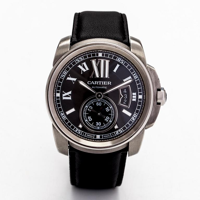 Cartier, Calibre de Cartier, armbandsur, 42 mm.