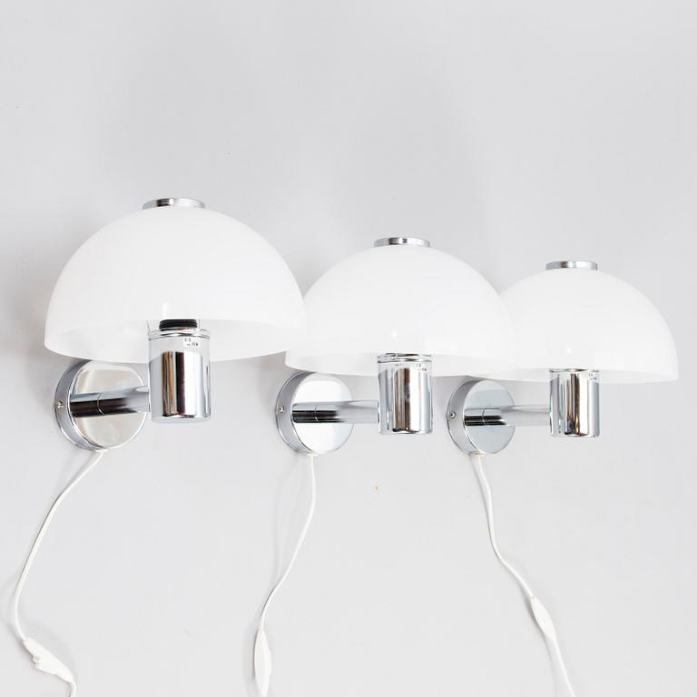 HEIKKI TURUNEN and TIMO SAARNIO, Three "Valio", wall lamps for Orno.