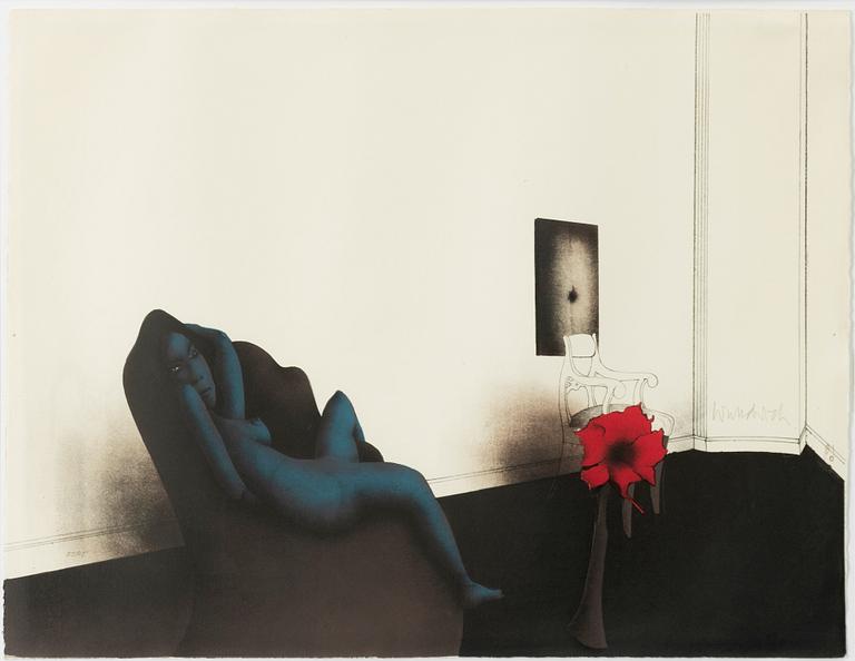 Paul Wunderlich, "The red and the b.
