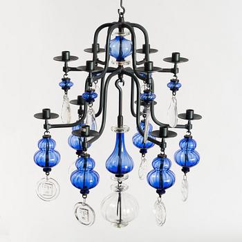 Erik Höglund, a chandelier, Boda Smide.