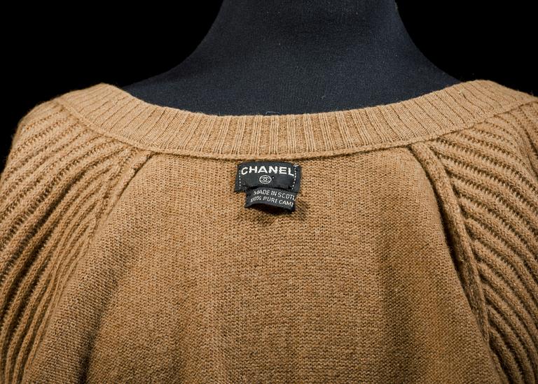 A wool cardigan by Chanel.