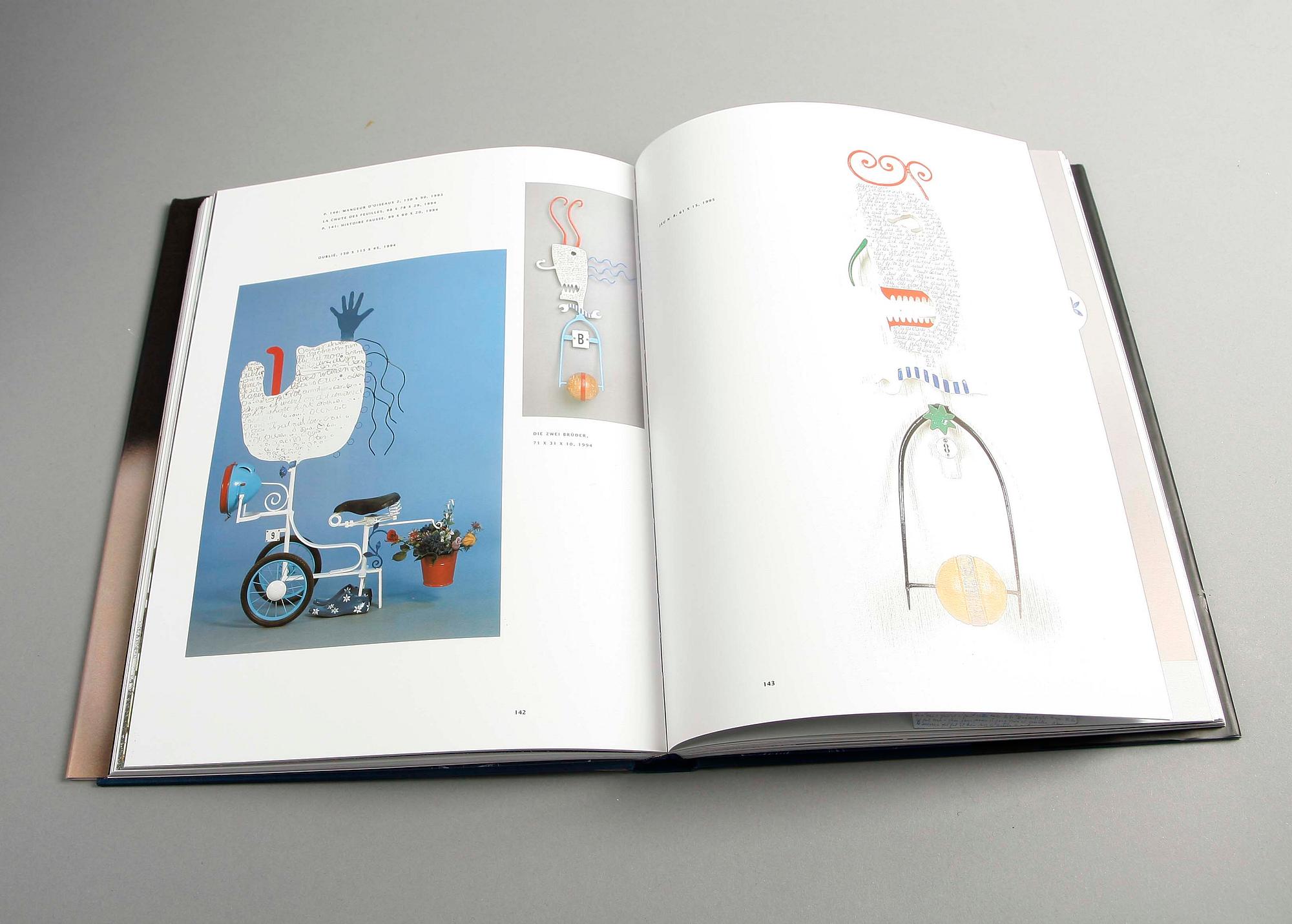 BOK, "Silvain", Marcel van Jole, innehållande originalteckning, sign och dat 3-3-98.