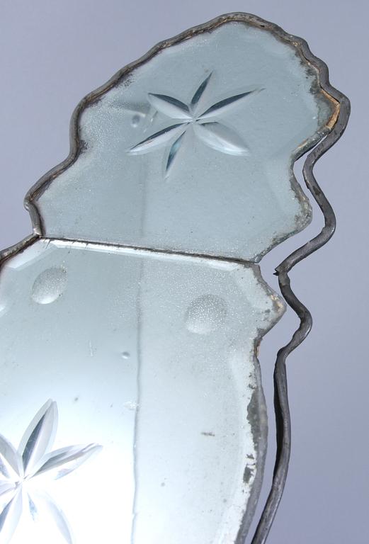 SPEGELLAMPETT, delvis barock, 1700/1800-tal.