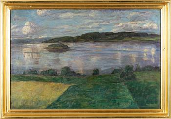 Alfred Ekstam, Sunny clouds over the river.