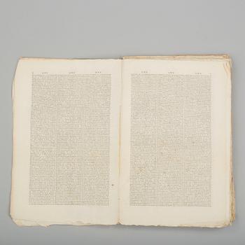 BÖCKER, två volymer med anknytning till Franska revolutionen (innehåller bl. a. ett porträtt av Bernadotte).