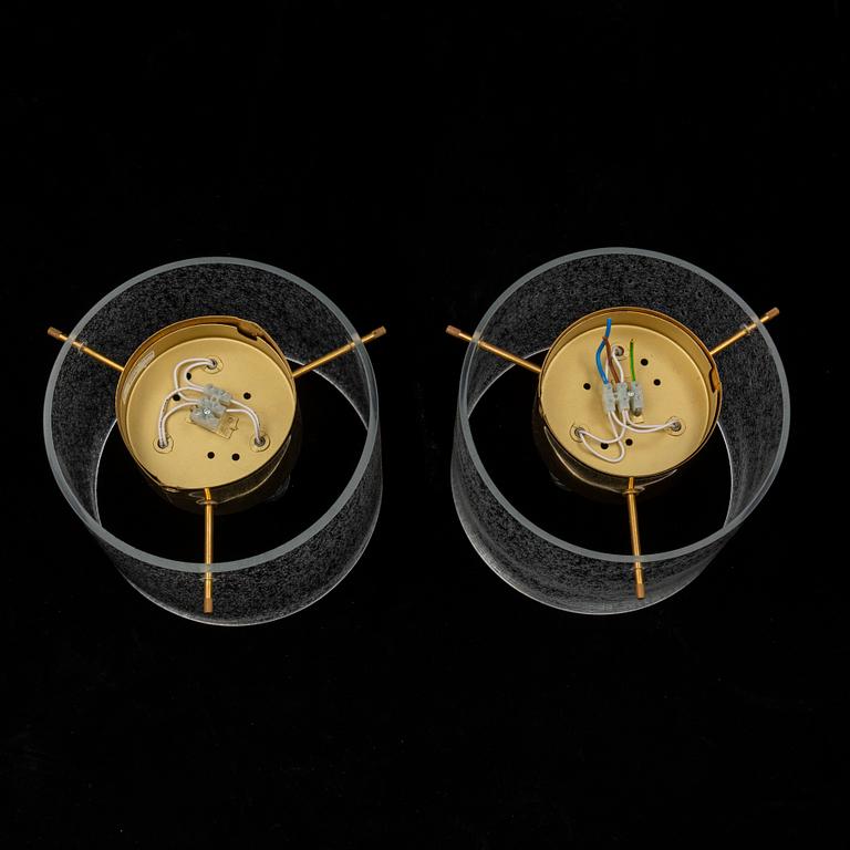 A pair of late 20th Century ceiling light by Kjell Munch.