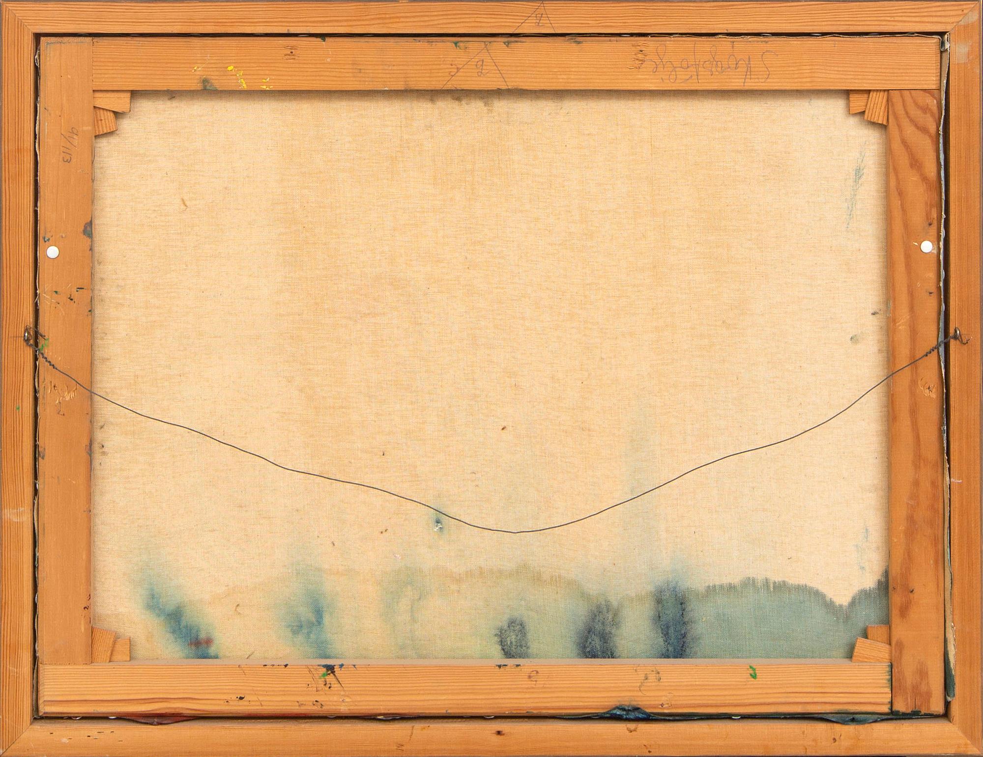 Gunnar Jonn, a signed and dated oil on canvas.