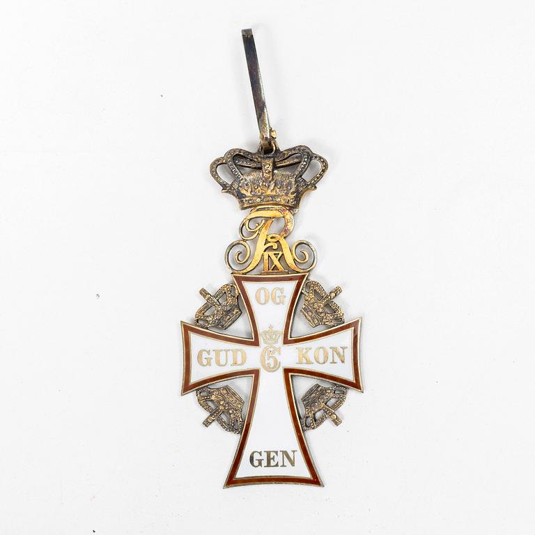 Order of the Dannebrog, Commander's cross, Frederik IX.