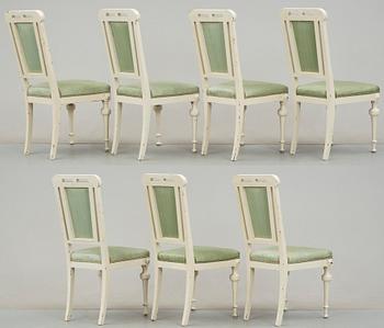 SALONGSGRUPP, 10 delar, nyrenässans, 1800-talets slut.
