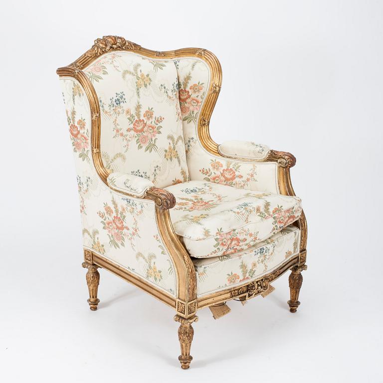 BERGÈRE, Louis XVI-stil, 1900-talets början.