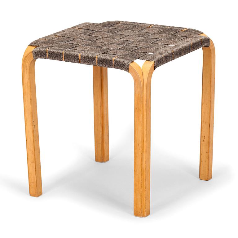 Alvar Aalto,  jakkara, malli Y61, O.Y. Huonekalu- ja Rakennustyötehdas A.B. 1950-luku.