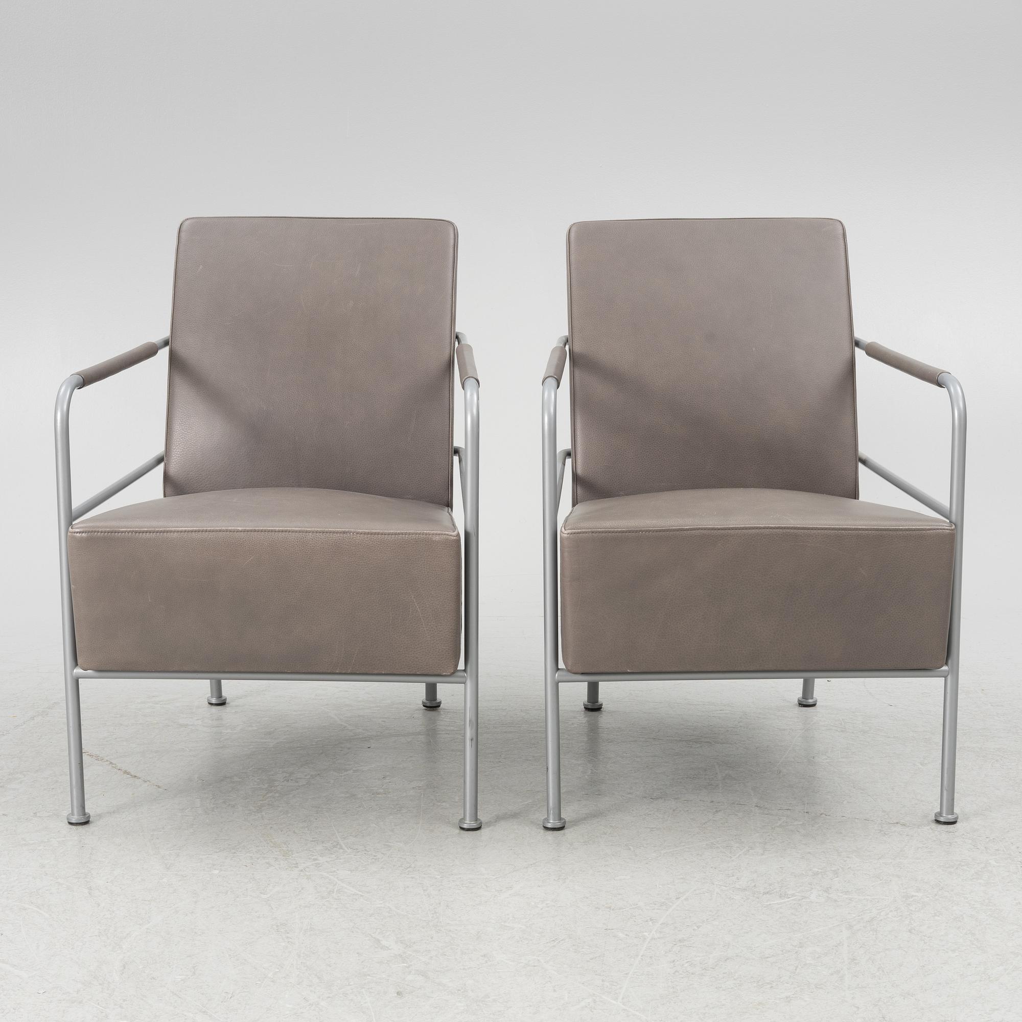 Gunilla Allard, a pair of 'Cinema' armchairs, Lammhults.