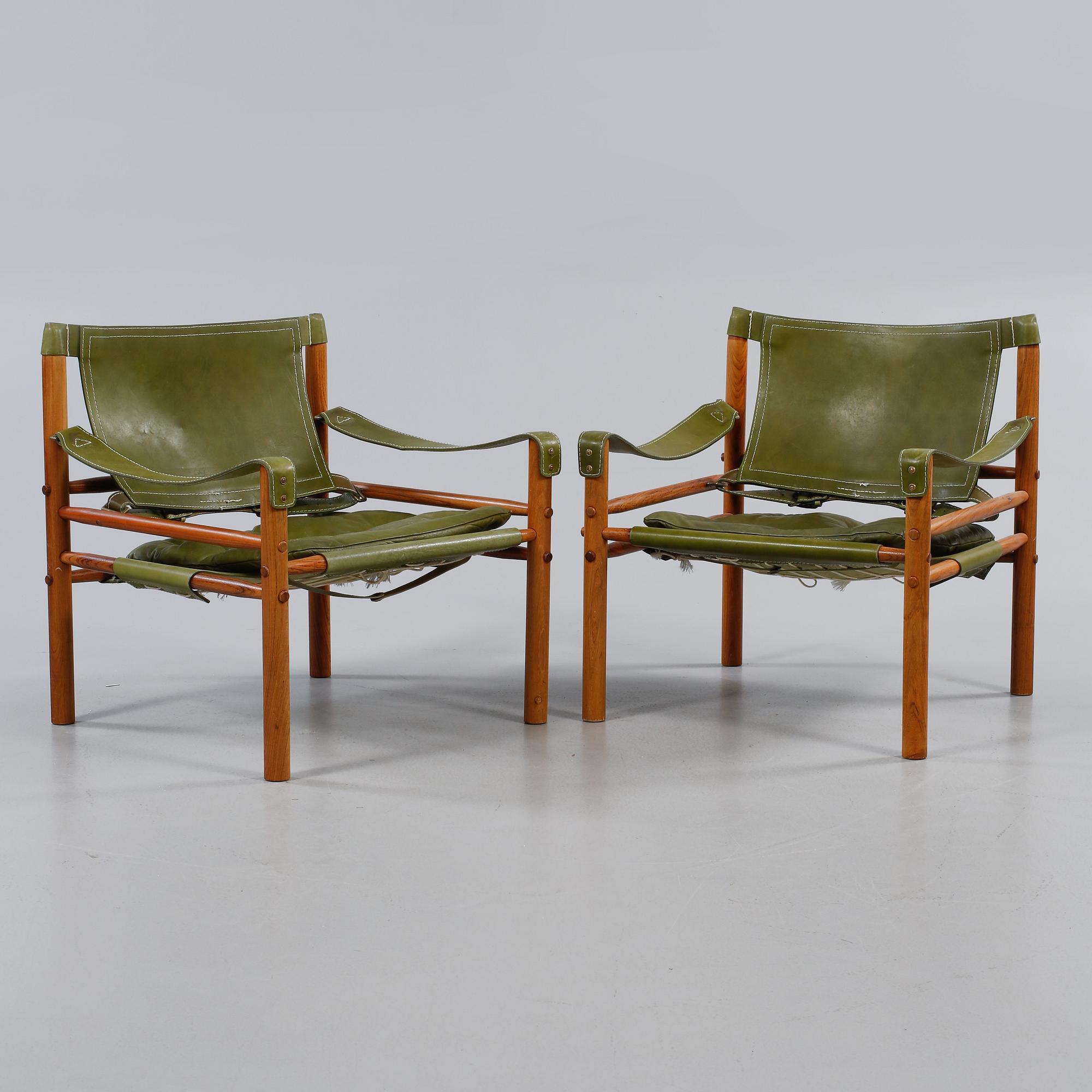 KARMSTOLAR, ett par, "Sirocco", Arne Norell, Norell Möbel AB, 1960/1970-tal.