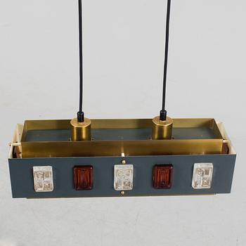 TAKLAMPA, Einar Bäckström, Malmö, 1960-tal. Längd 48 cm.